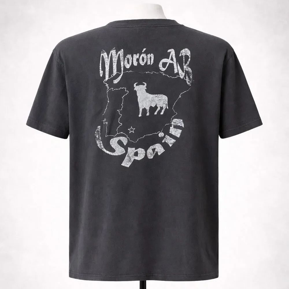 Moron AB Air Base Spain Bull Toros Graphic Shirt Large